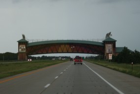 Archway Across I-80 near North Platte, NE